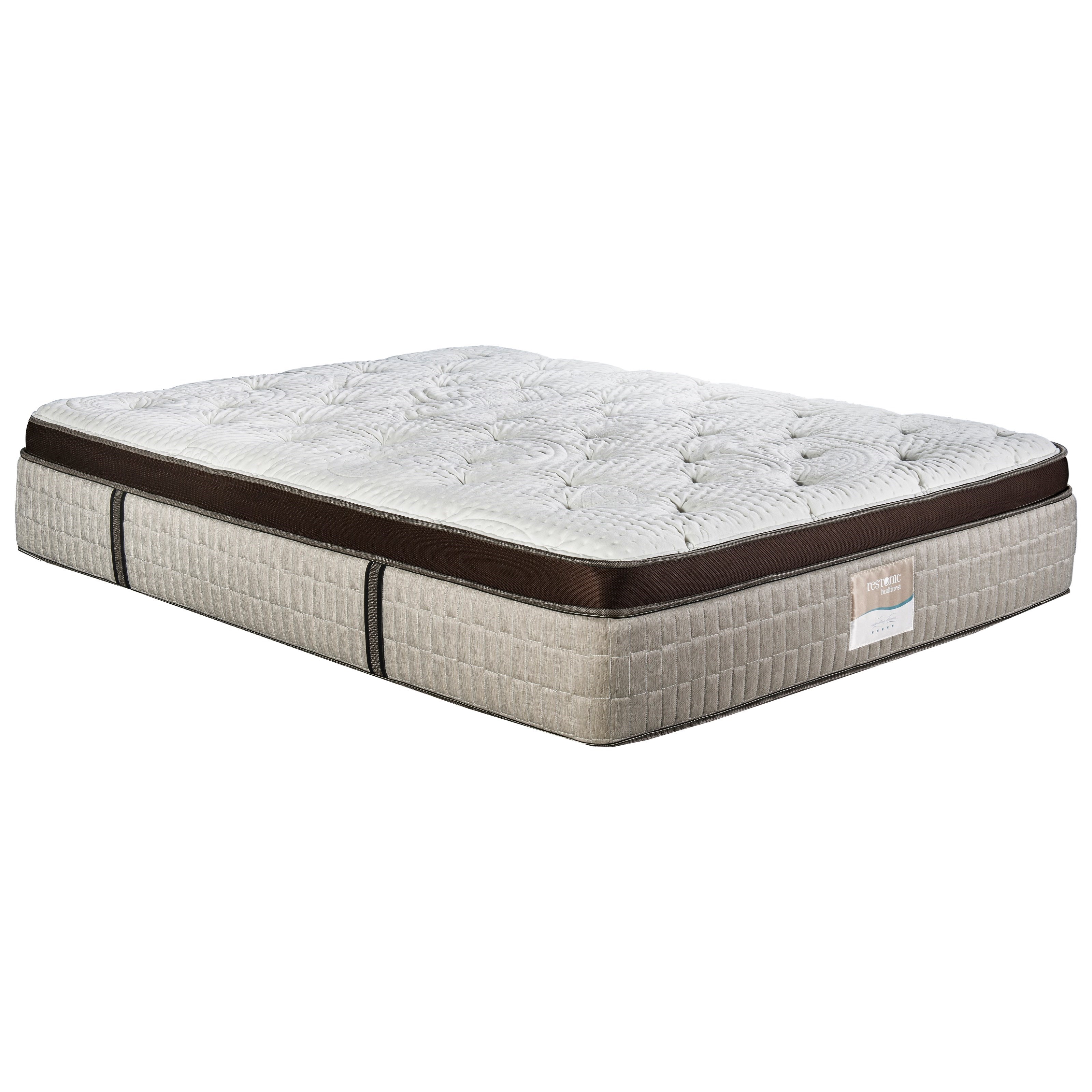 Restonic Vienna Twin Extra Long 15 Euro Top Plush Talalay Latex