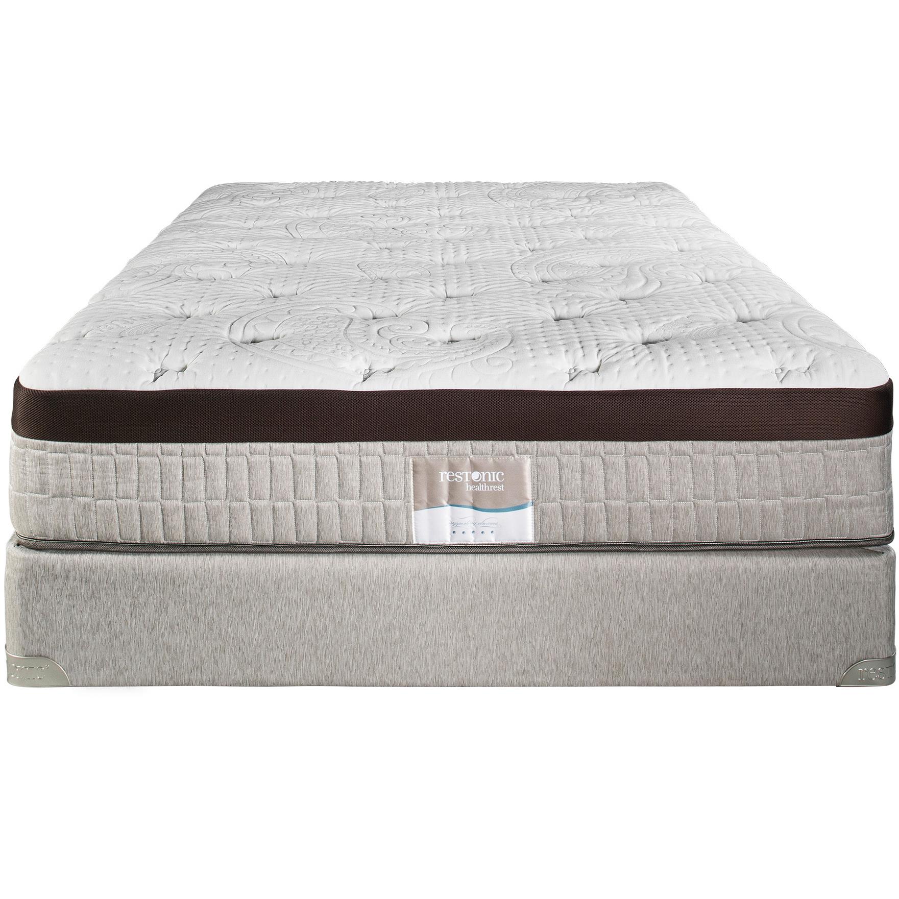 Restonic Vienna Queen Plush Talalay Latex Mattress And Foundation