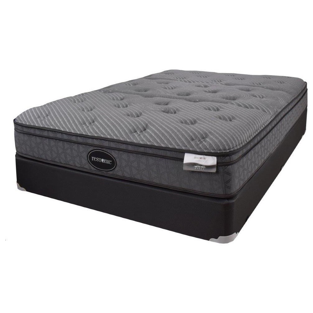 Restonic Jessica Et King Plush Euro Top Pocketed Coil Mattress And