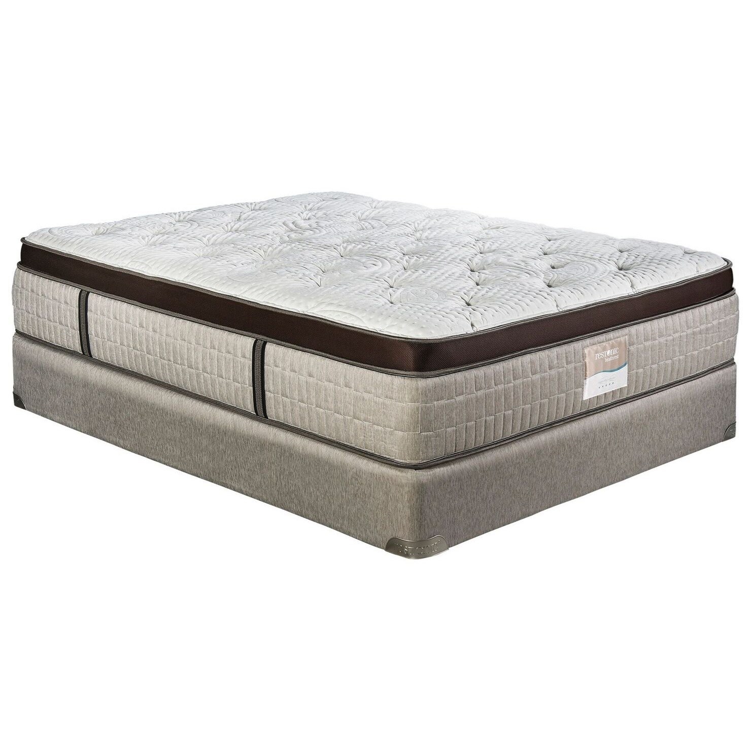 Restonic Misk Hr Vienna Et Plush Queen 15 Euro Top Plush Latex