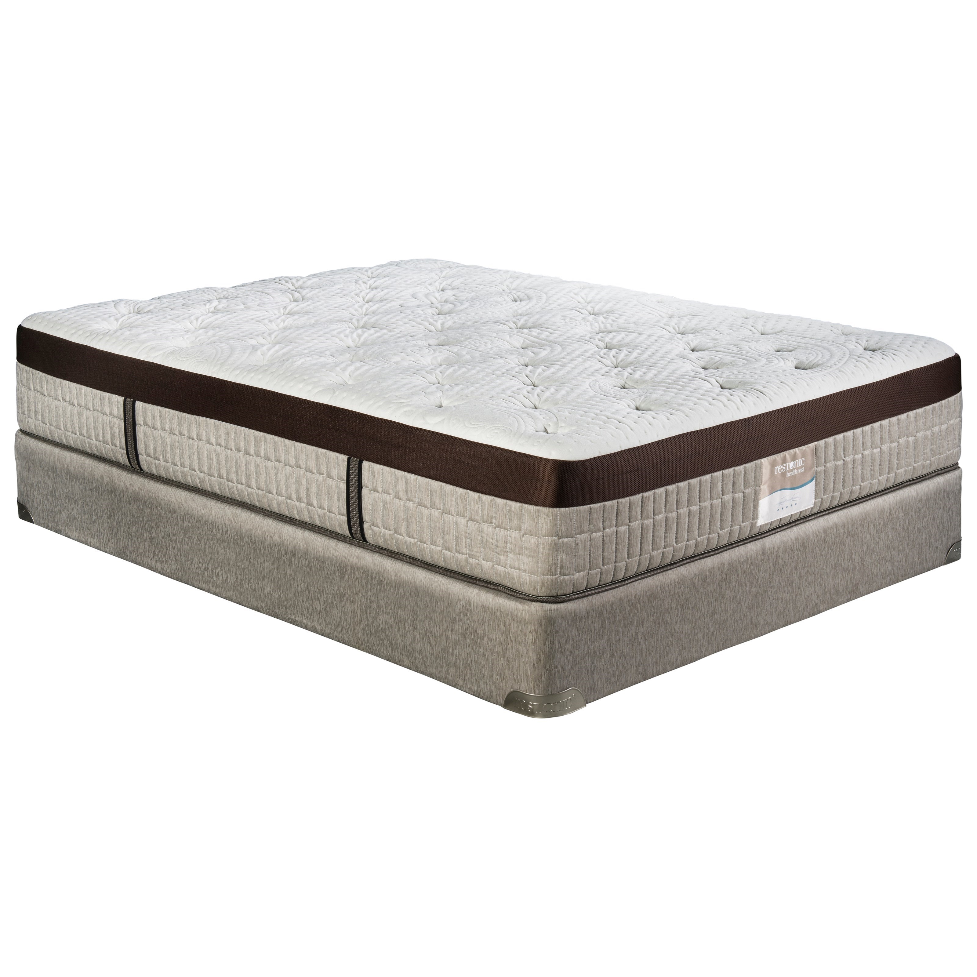 Restonic Vienna Firm Queen 13 Firm Latex Mattress And 5 Low