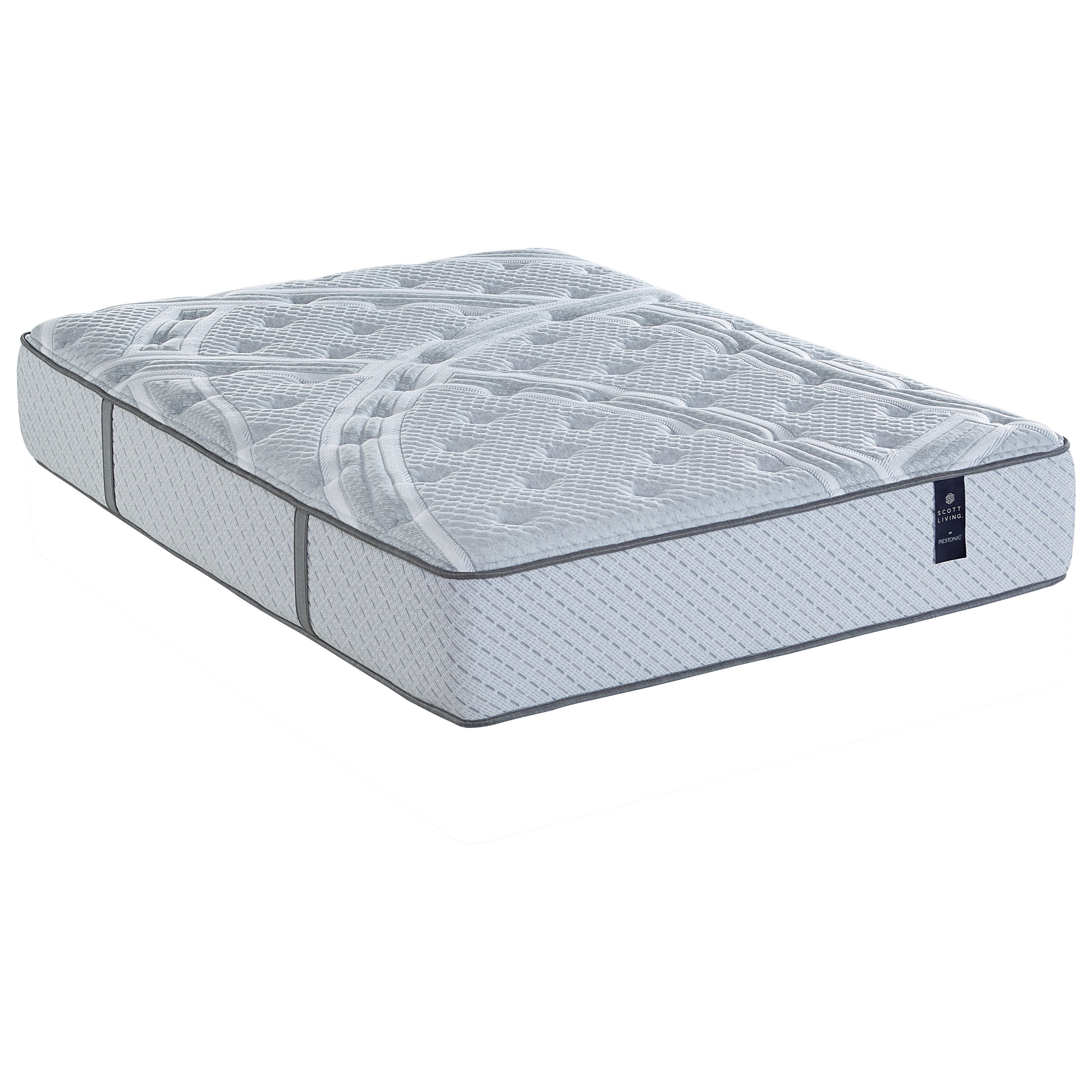Restonic Primrose Plush 5000352 1010 Twin Plush Pocketed Coil Mattress Dunk Bright Furniture Mattresses
