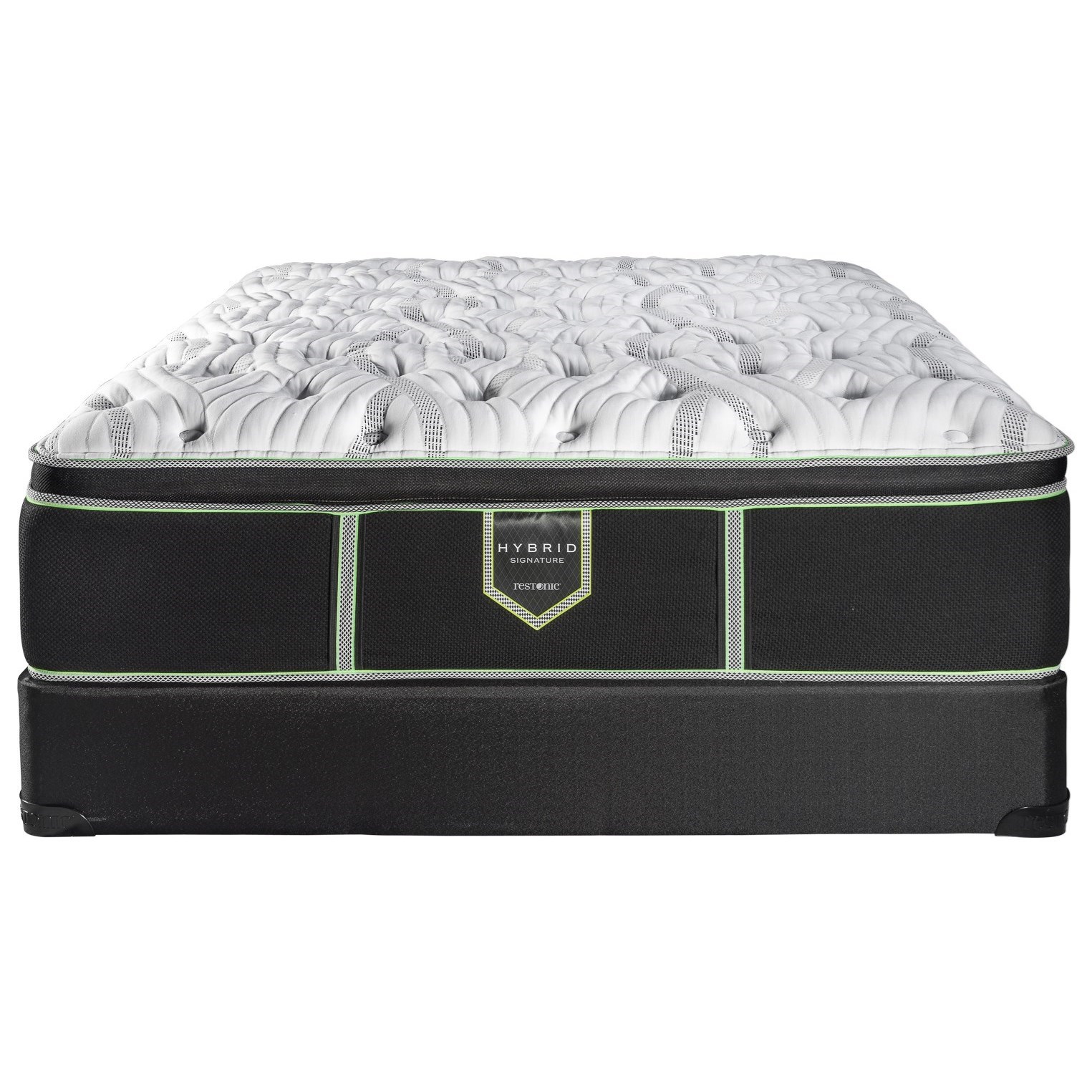 Restonic Victoria Special Purchase Queen Gel Hybrid Euro Top Plush