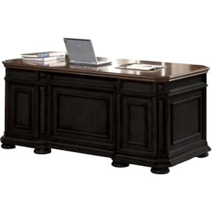 Riverside Furniture Allegro Rs Executive Desk Pedigo Furniture Double Pedestal Desk
