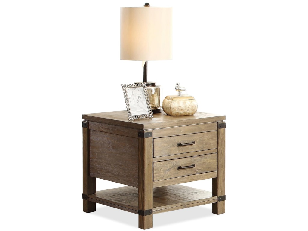 Riverside Furniture Bay CliffEnd Table