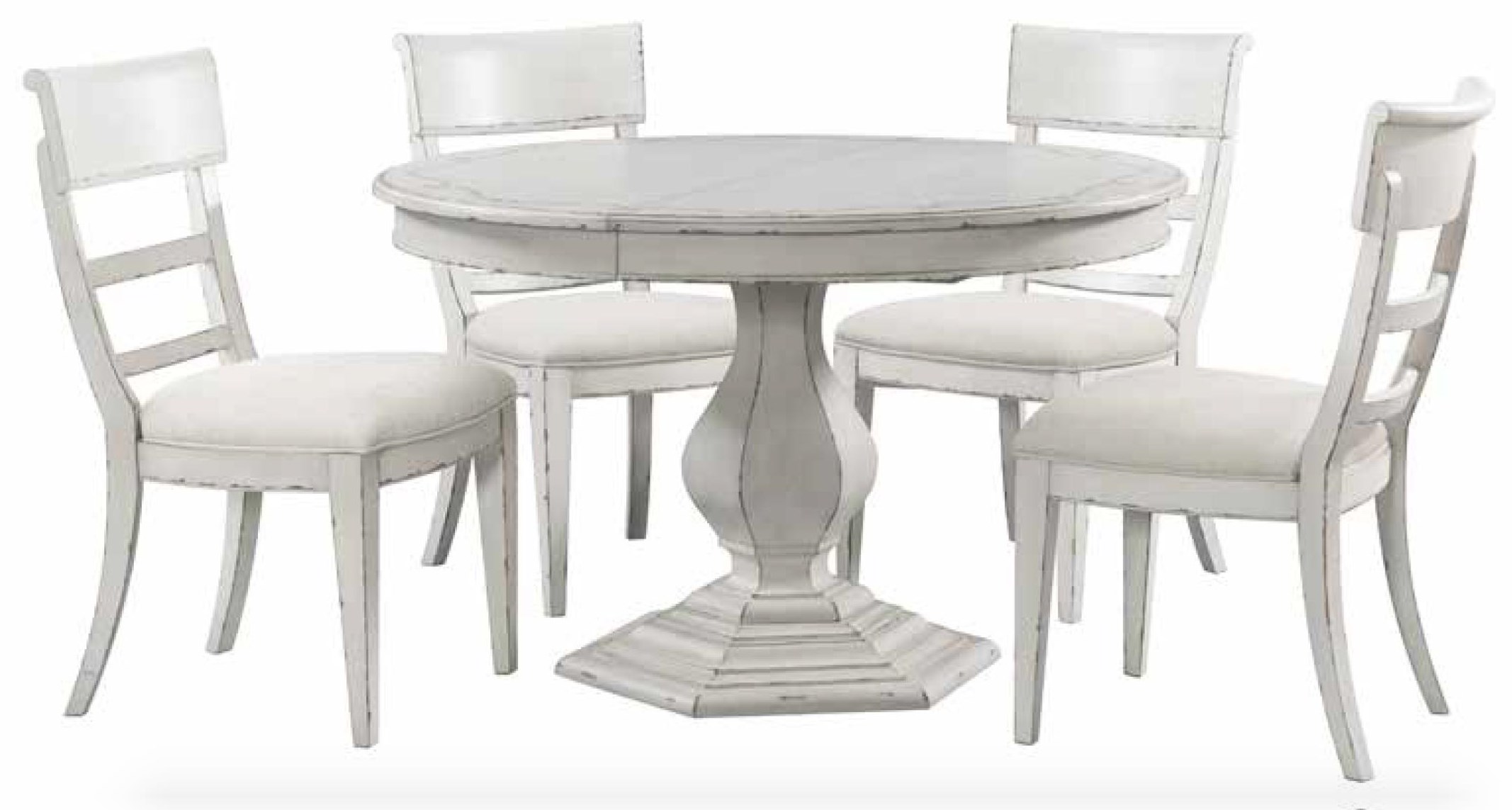 Riverside Furniture Bella Grigio 5 Pc Round Dining Set Reeds