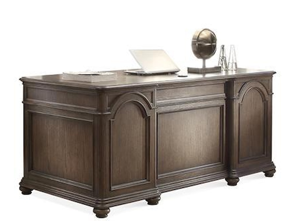 Riverside Furniture Belmeade Traditional Executive Desk Colder S Belmeade Traditional Executive Desk By Riverside Furniture