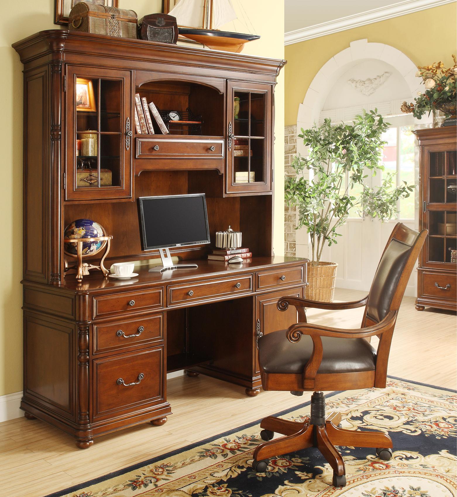 Riverside Furniture Bristol Court Large Office Computer Desk And