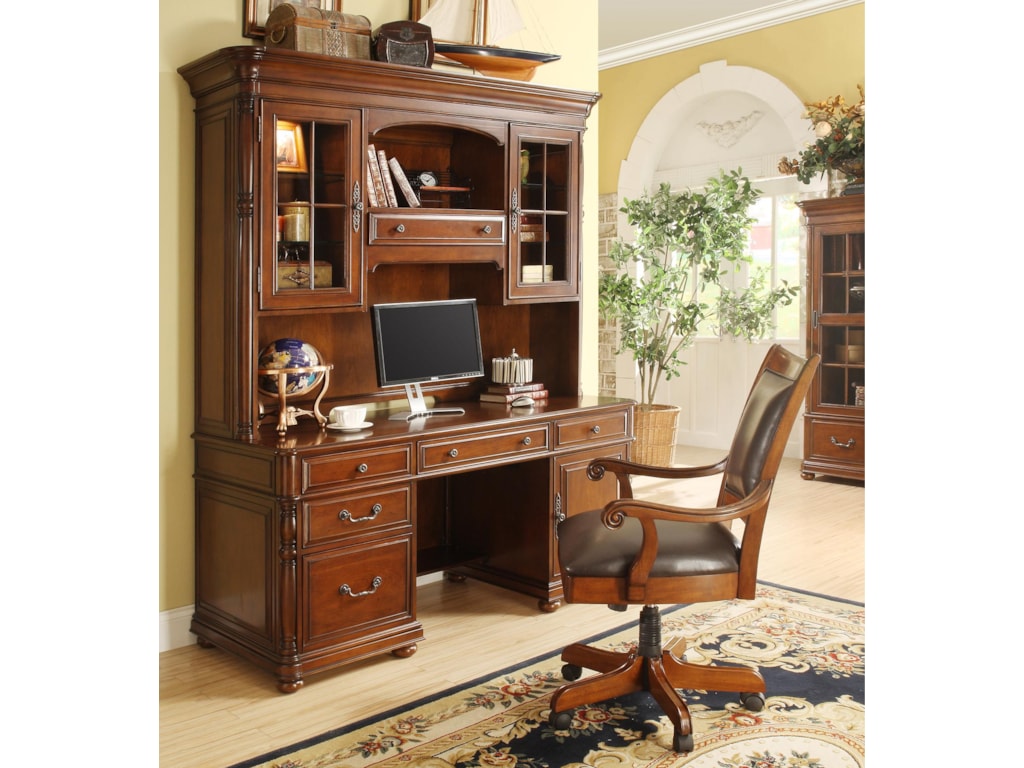 Riverside Furniture Bristol Court Large Office Computer Desk And