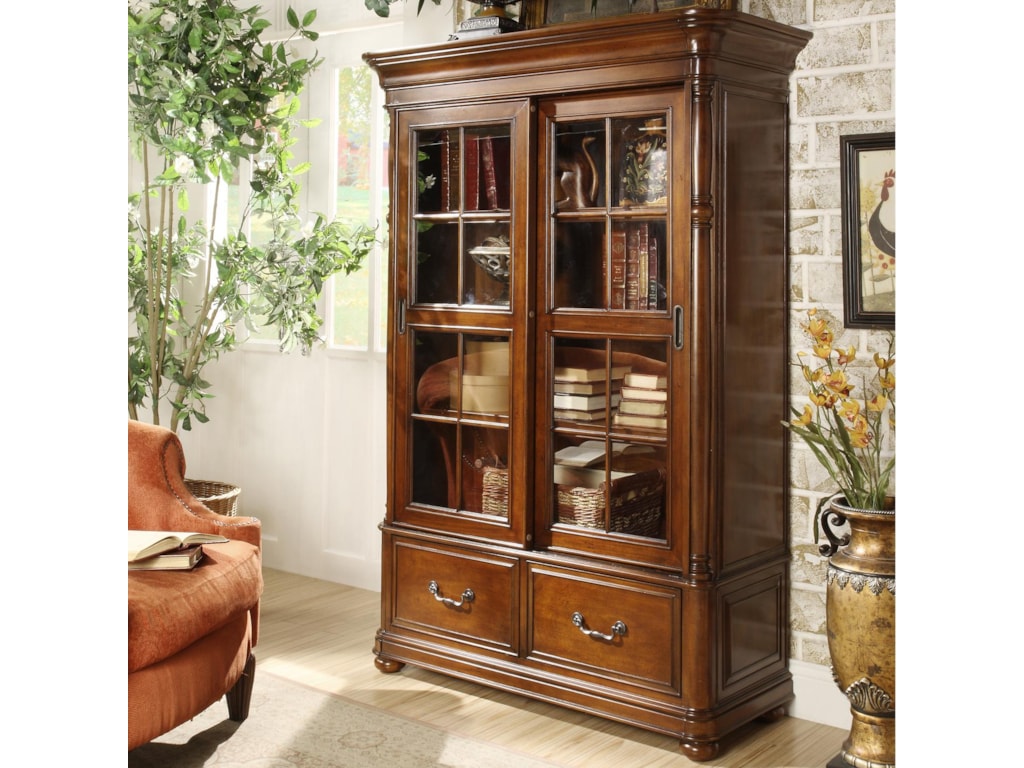 Riverside Furniture Bristol CourtSliding Door Bookcase