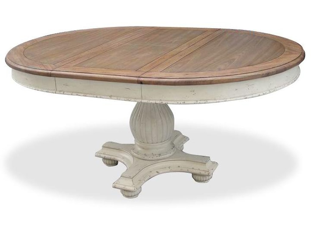 Riverside Furniture Coventry Two Tone Round Pedestal Dining Table Riverside Furniture Coventry Two Toneround Dining Table