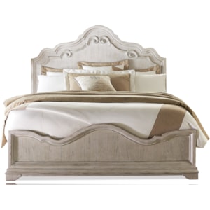 Riverside Furniture Elizabeth Traditional King Panel Bed With