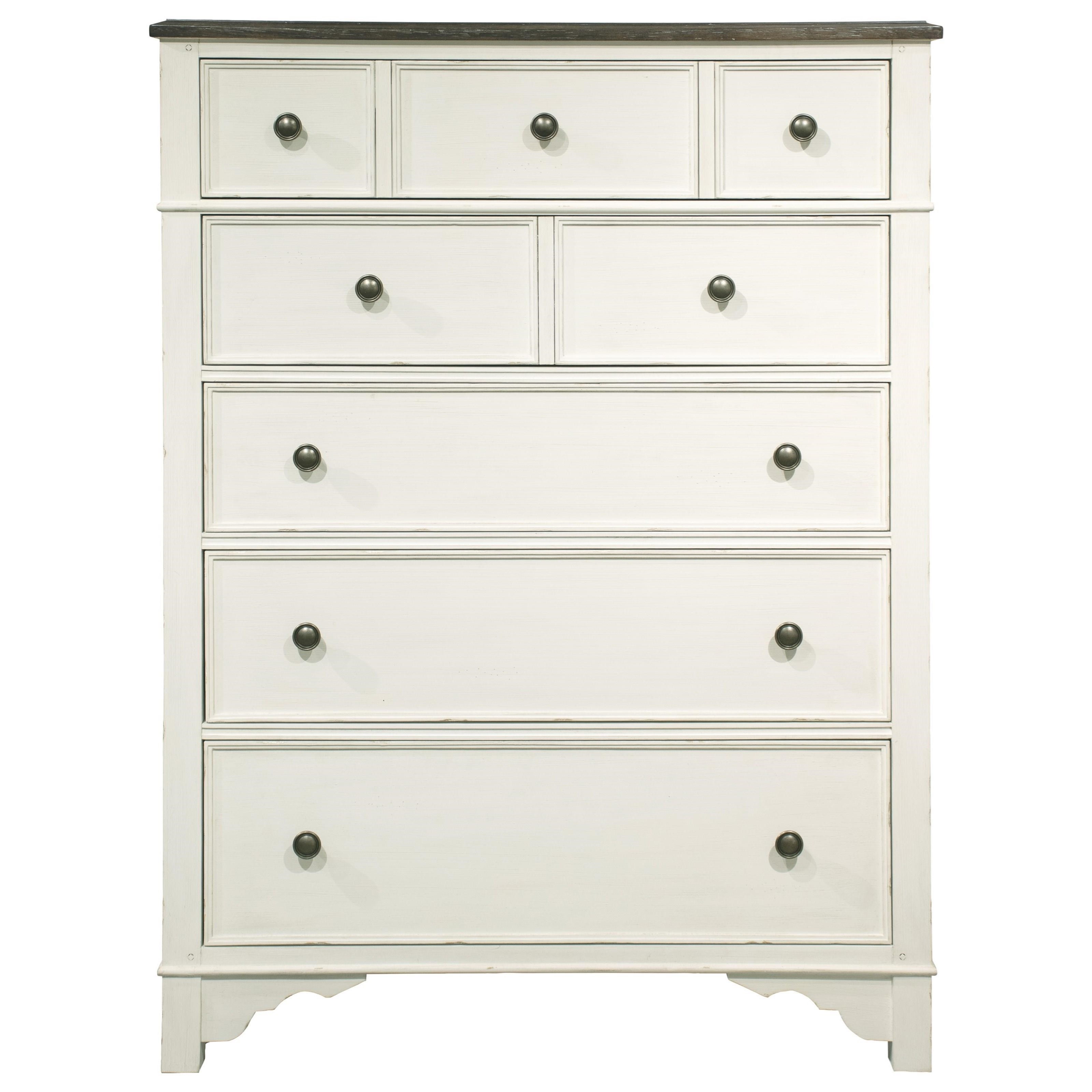 Riverside Furniture Grand Haven 17265 Cottage Chest Of 5 Drawers