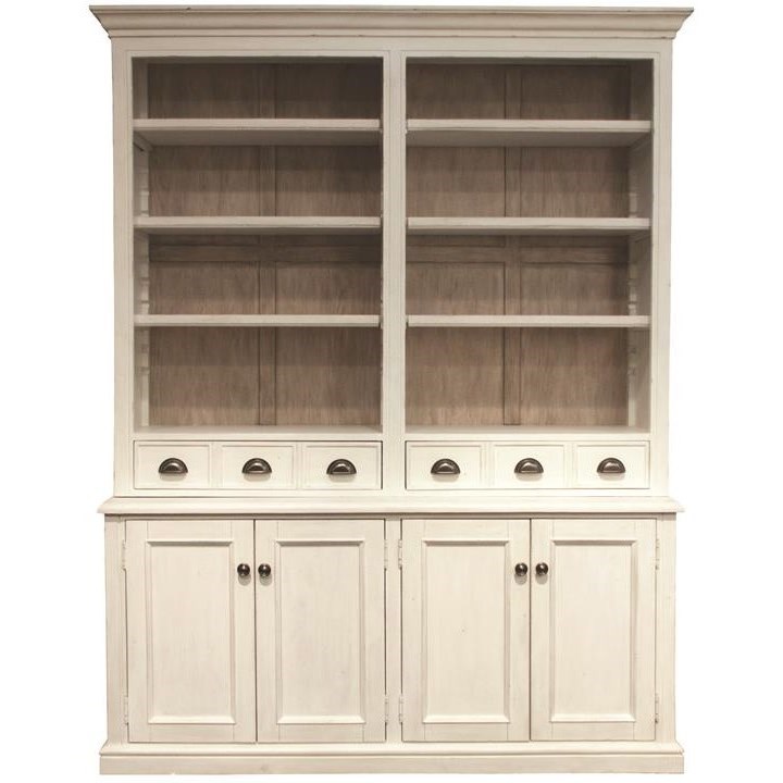 Riverside Furniture Juniper China Cabinet In Chalk Finish