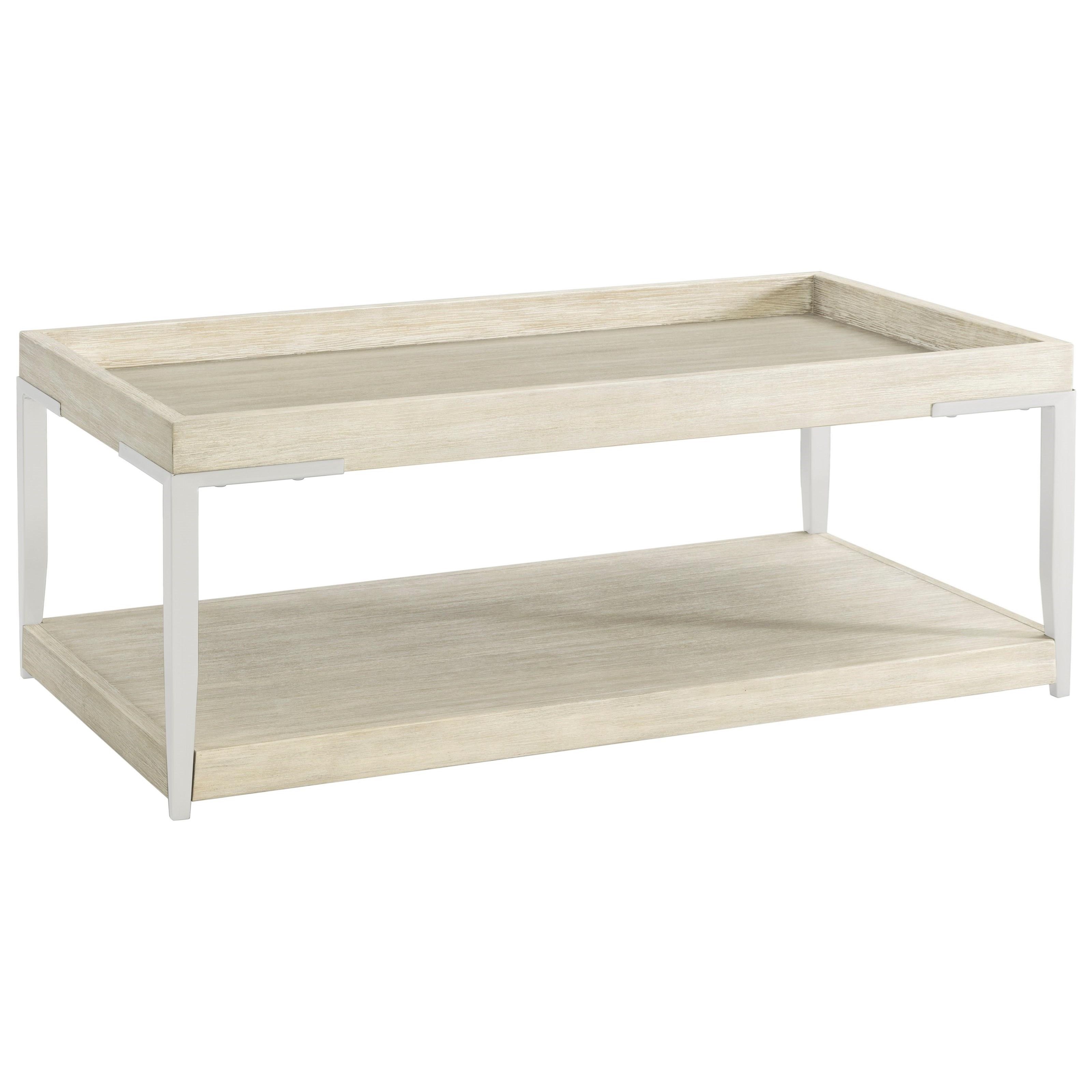 Riverside Furniture Lilly Tray Top Cocktail Table With Removable