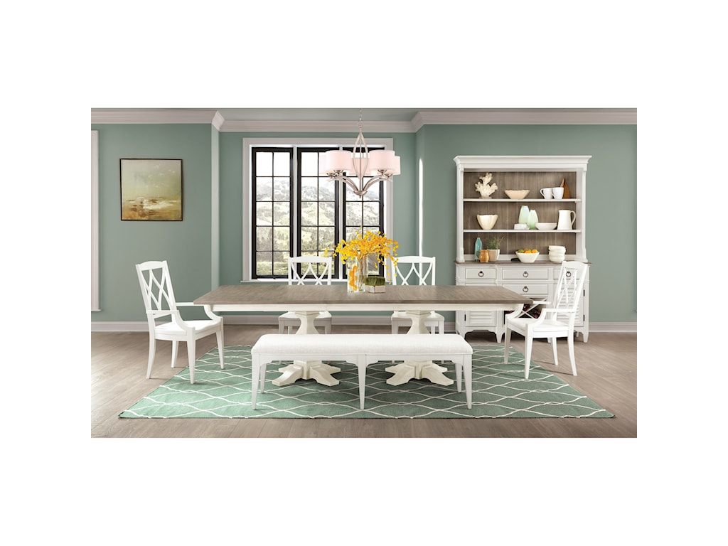 Riverside Furniture Myra Rectangle Dining Table With Double