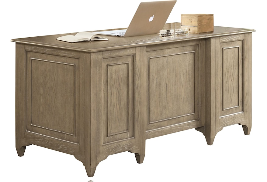 Riverside Furniture Myra Executive Desk With File Drawers Reid S