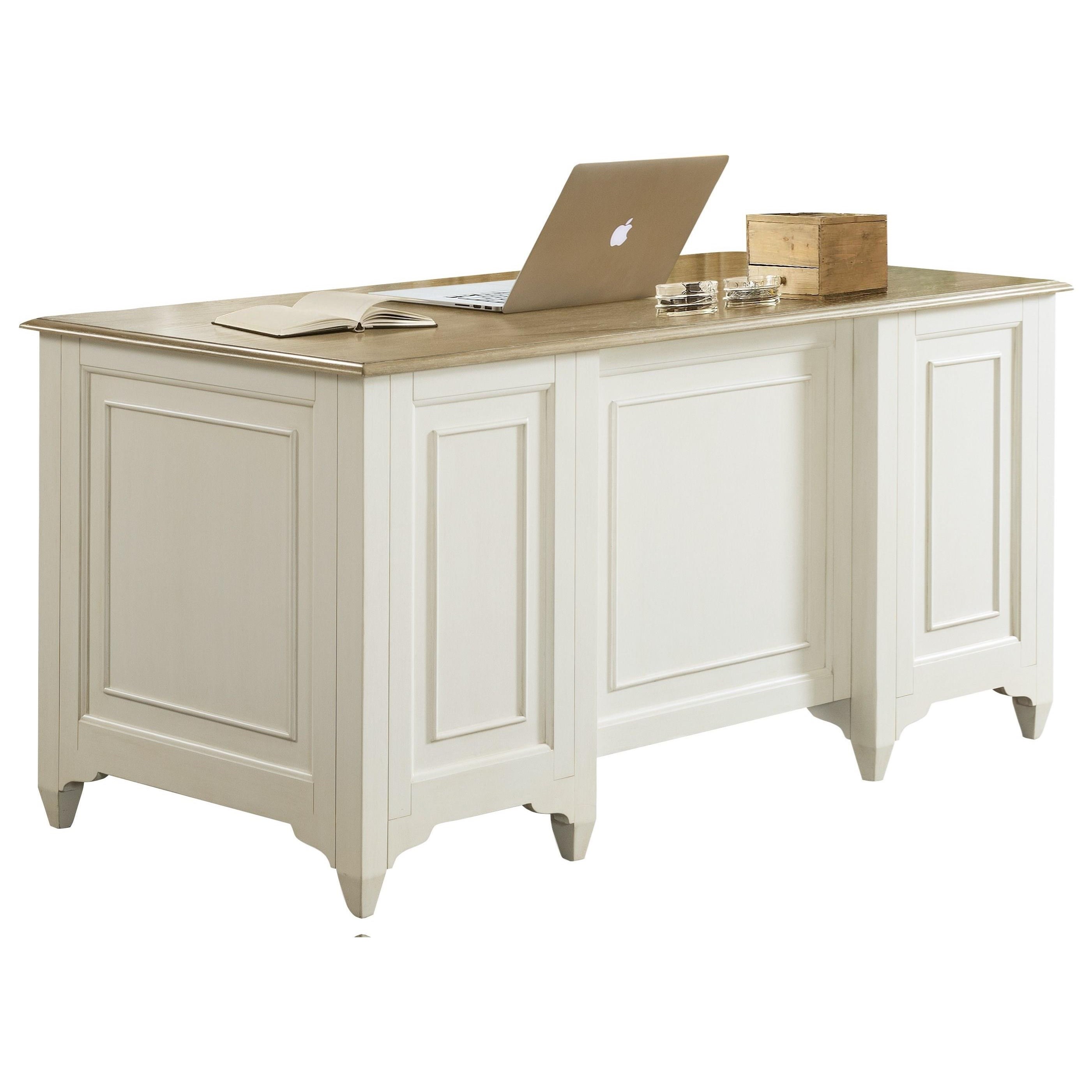 Riverside Furniture Myra Executive Desk With File Drawers Lindy S Furniture Company Double Pedestal Desks