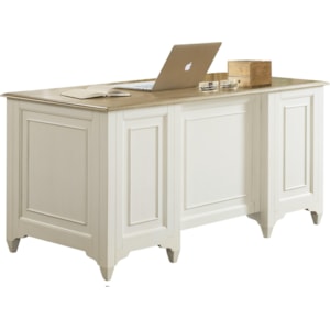 Riverside Furniture Myra Executive Desk With File Drawers Lindy S Furniture Company Double Pedestal Desks