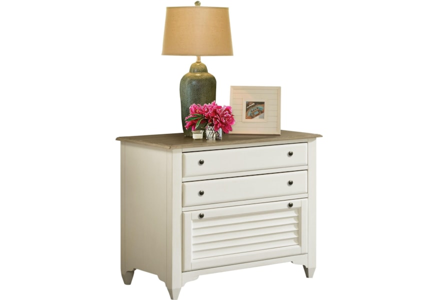 Riverside Furniture Myra 59524 Lateral File Cabinet With Louvered