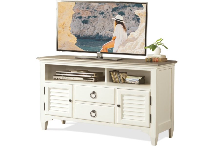 Riverside Furniture Myra 59530 54 Inch Tv Console With Louvered