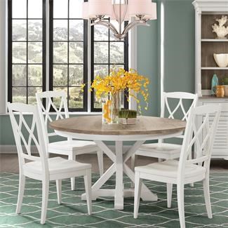 Riverside Furniture Myra 595myra Round Table X 4 Side Chairs