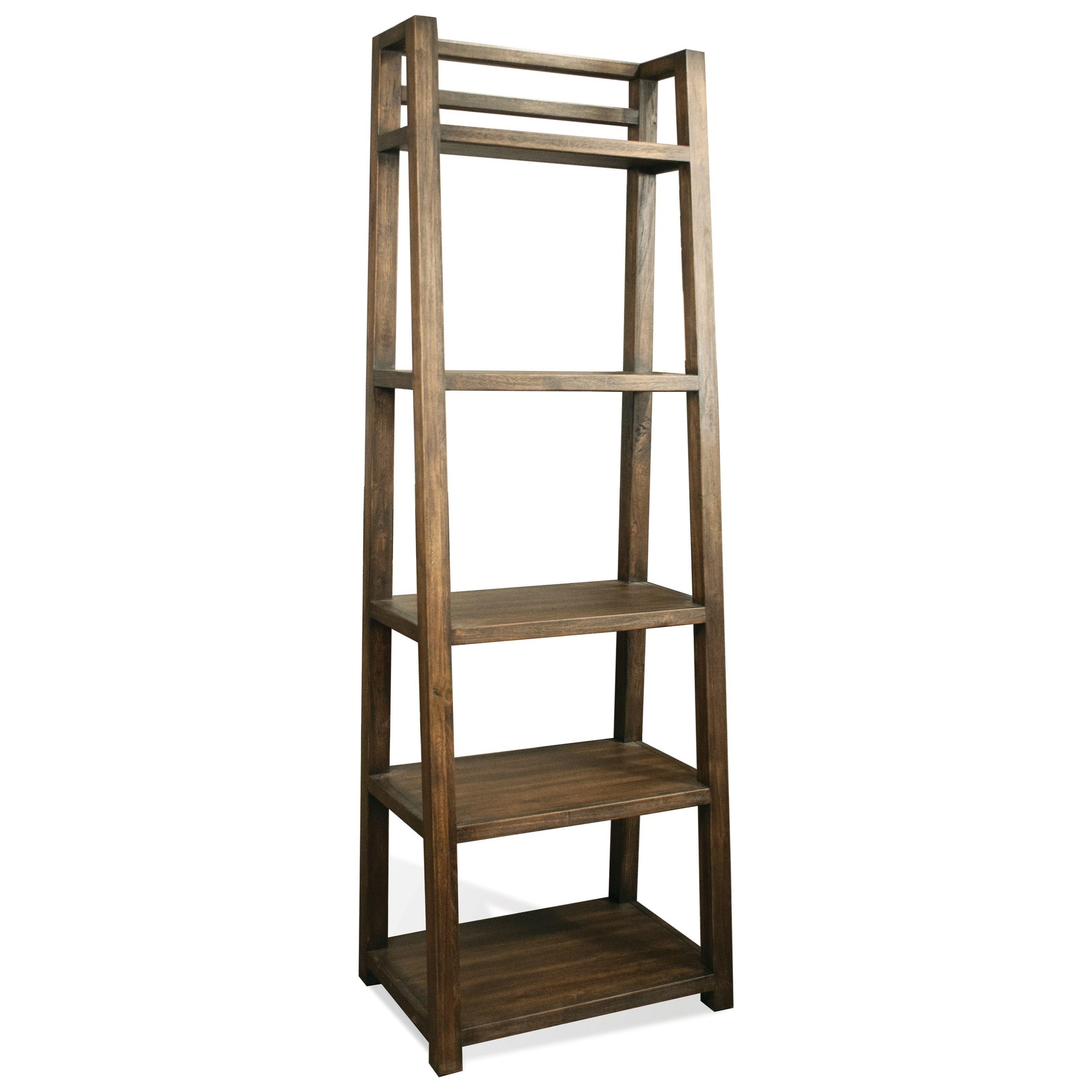 threshold leaning bookcase