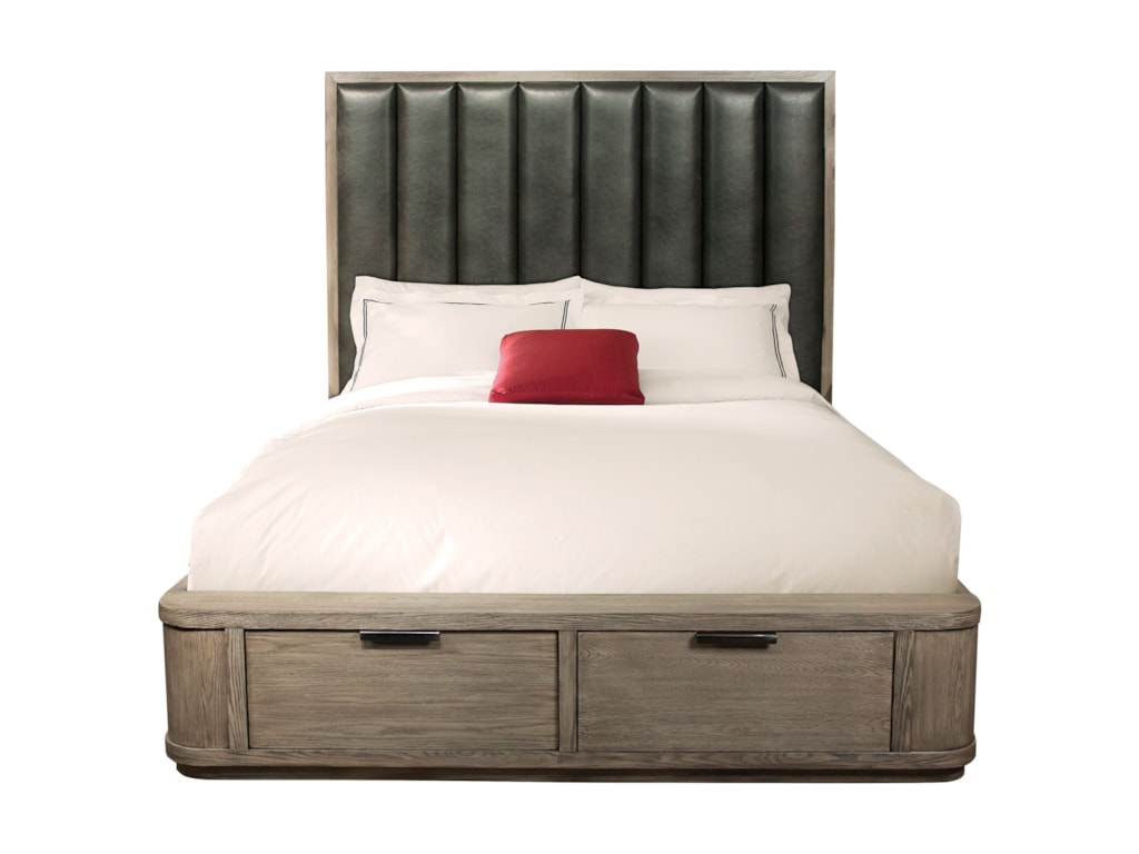 Riverside Furniture Precision Queen Tall Upholstered Storage Bed Riverside Furniture Precisionqueen Tall Upholstered Storage Bed