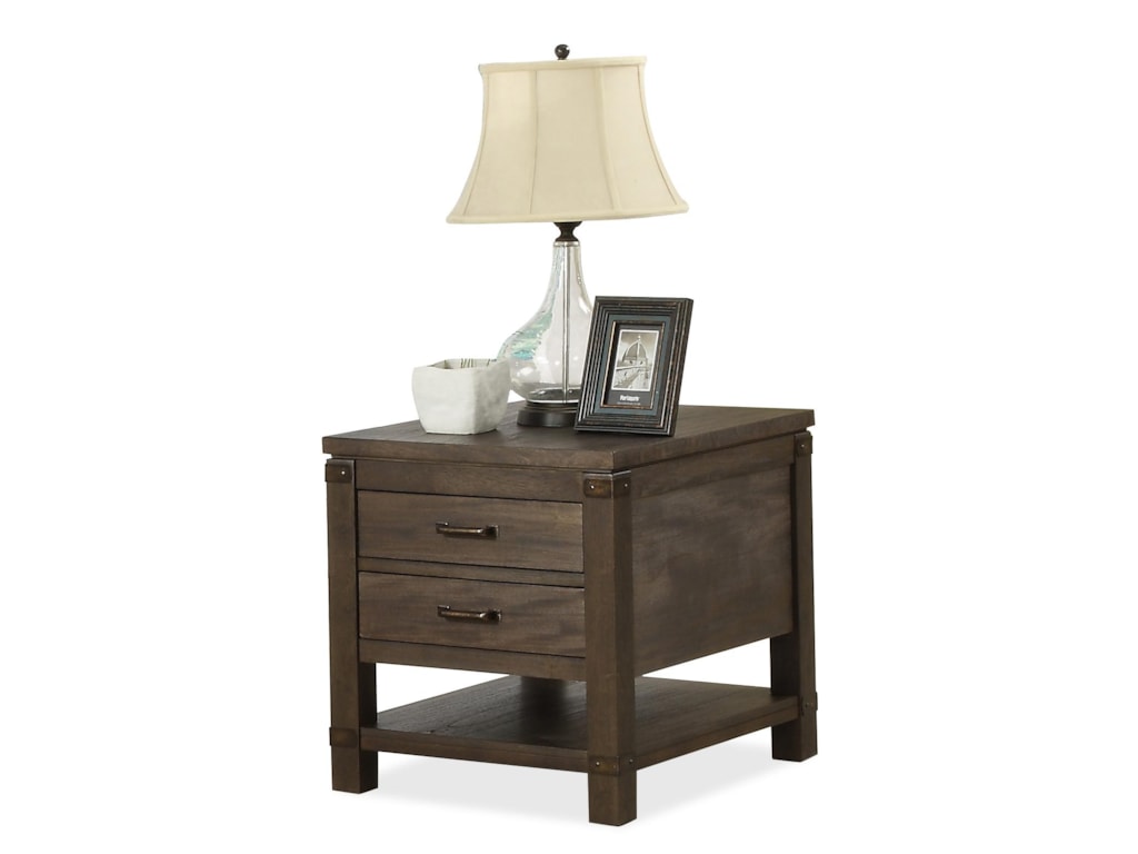 Riverside Furniture Promenade Rectangular End Table