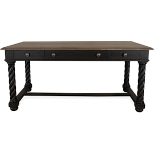 Riverside Furniture Regency 64331 Traditional Two Tone Writing Desk Gill Brothers Furniture Table Desks Writing Desks