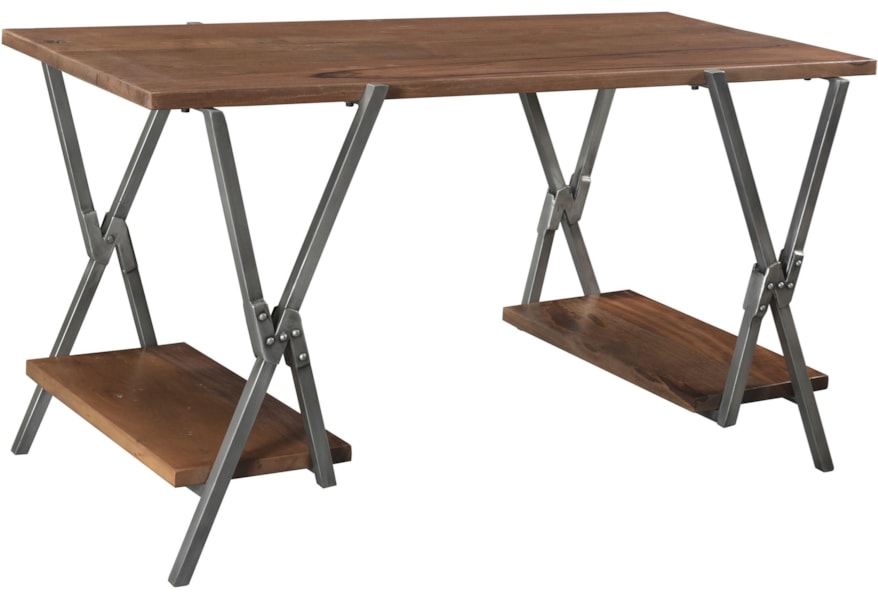 Riverside Furniture Ryder Contemporary Writing Desk With Metal