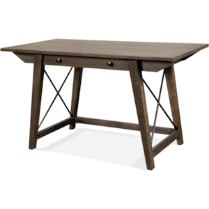 Riverside Furniture Sheffield 58830 Transitional Writing Desk With Drop Front Drawer Dunk Bright Furniture Table Desks Writing Desks