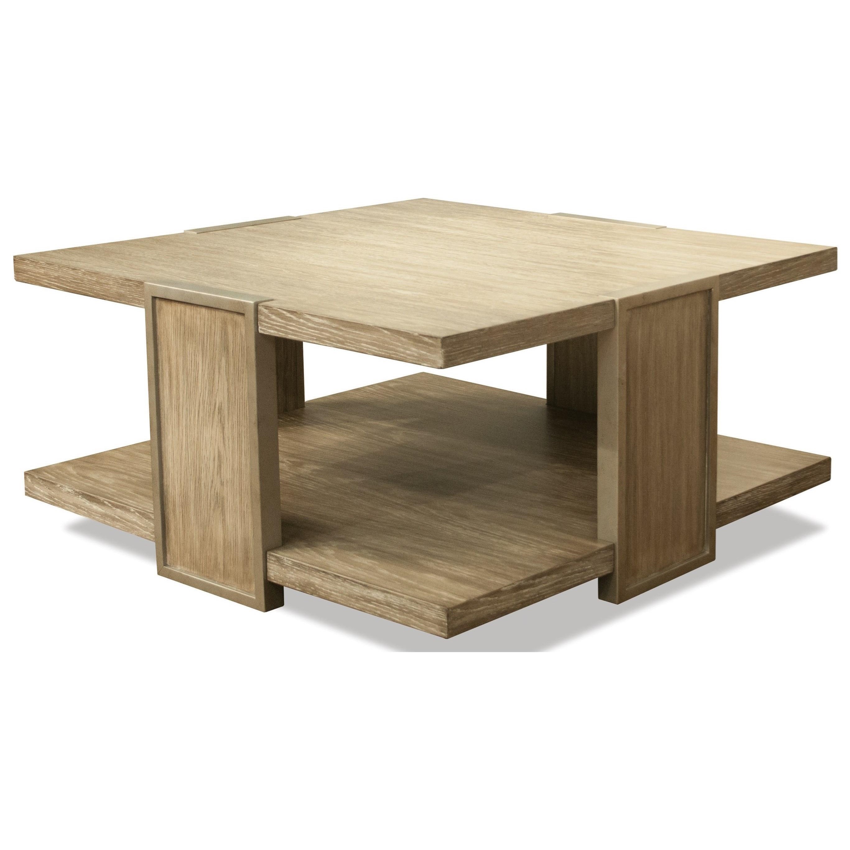 Riverside Furniture Sophie Cocktail Table With Shelf Goffena Furniture Mattress Center Cocktail Coffee Tables