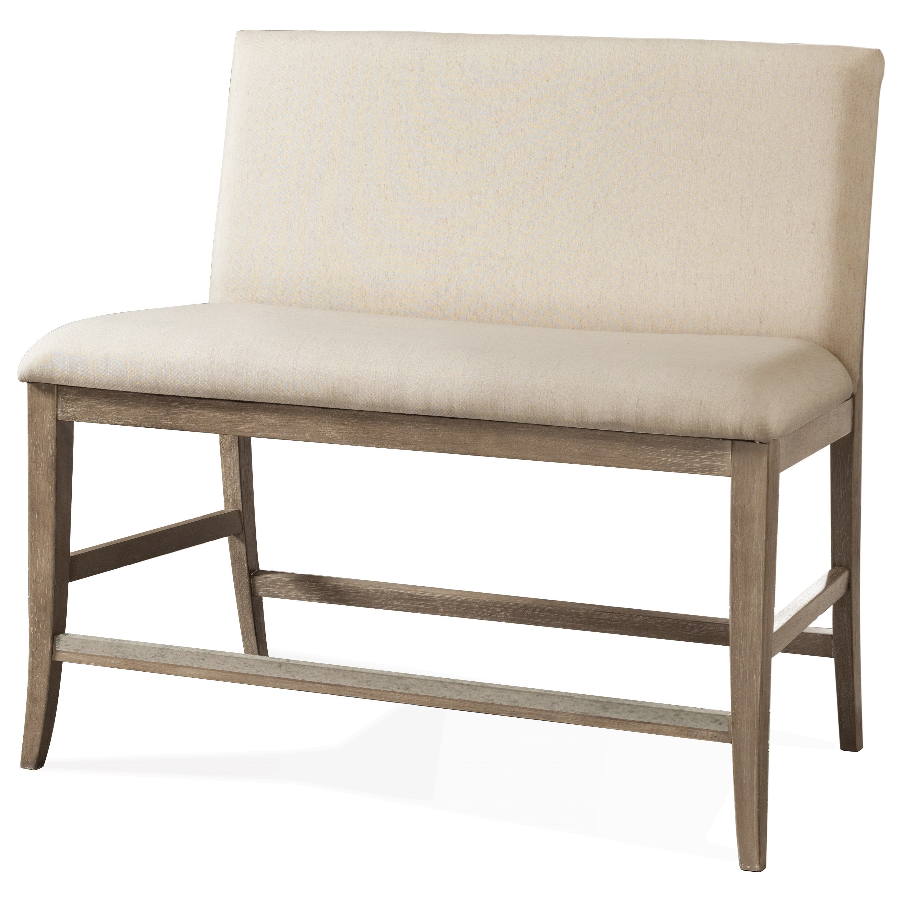 Riverside Furniture Sophie 50345 Upholstered Counter Stool Bench