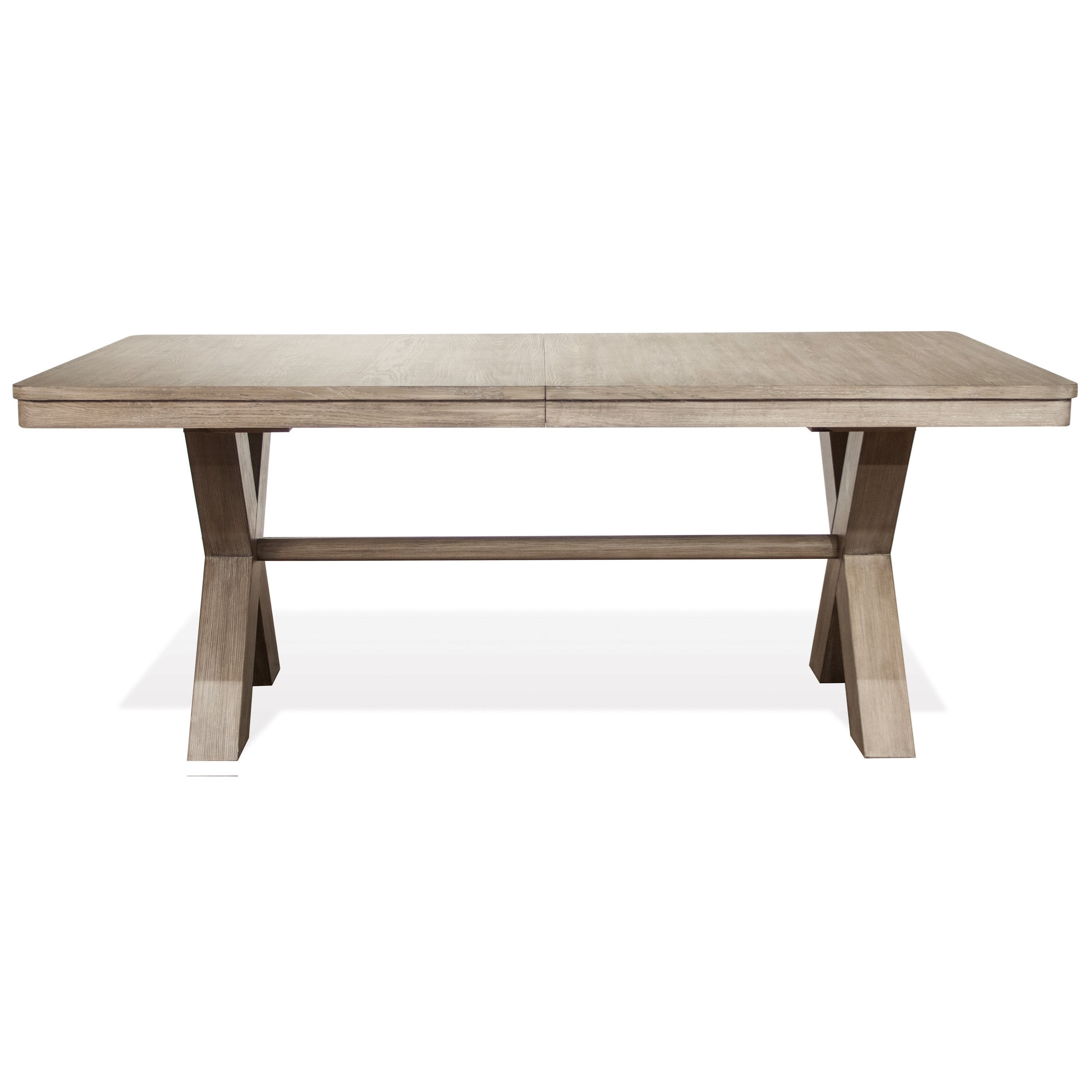 Riverside Furniture Sophie Trestle Dining Table With 24 Leaf