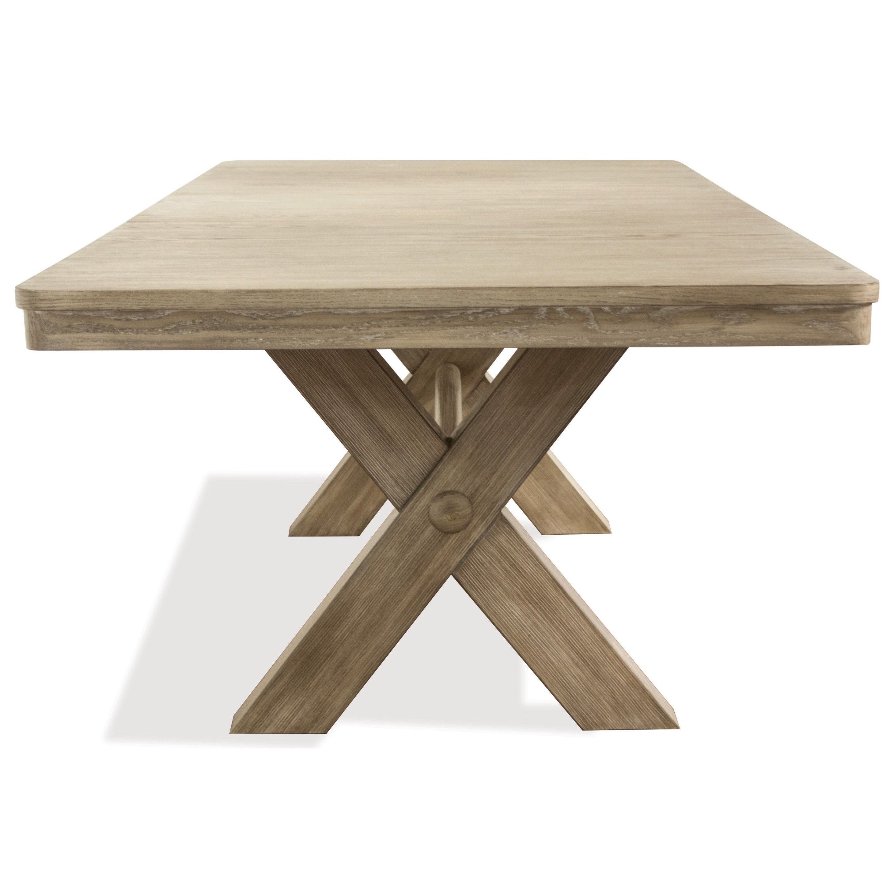 Riverside Furniture Sophie Trestle Dining Table With 24 Leaf Wayside Furniture Dining Tables