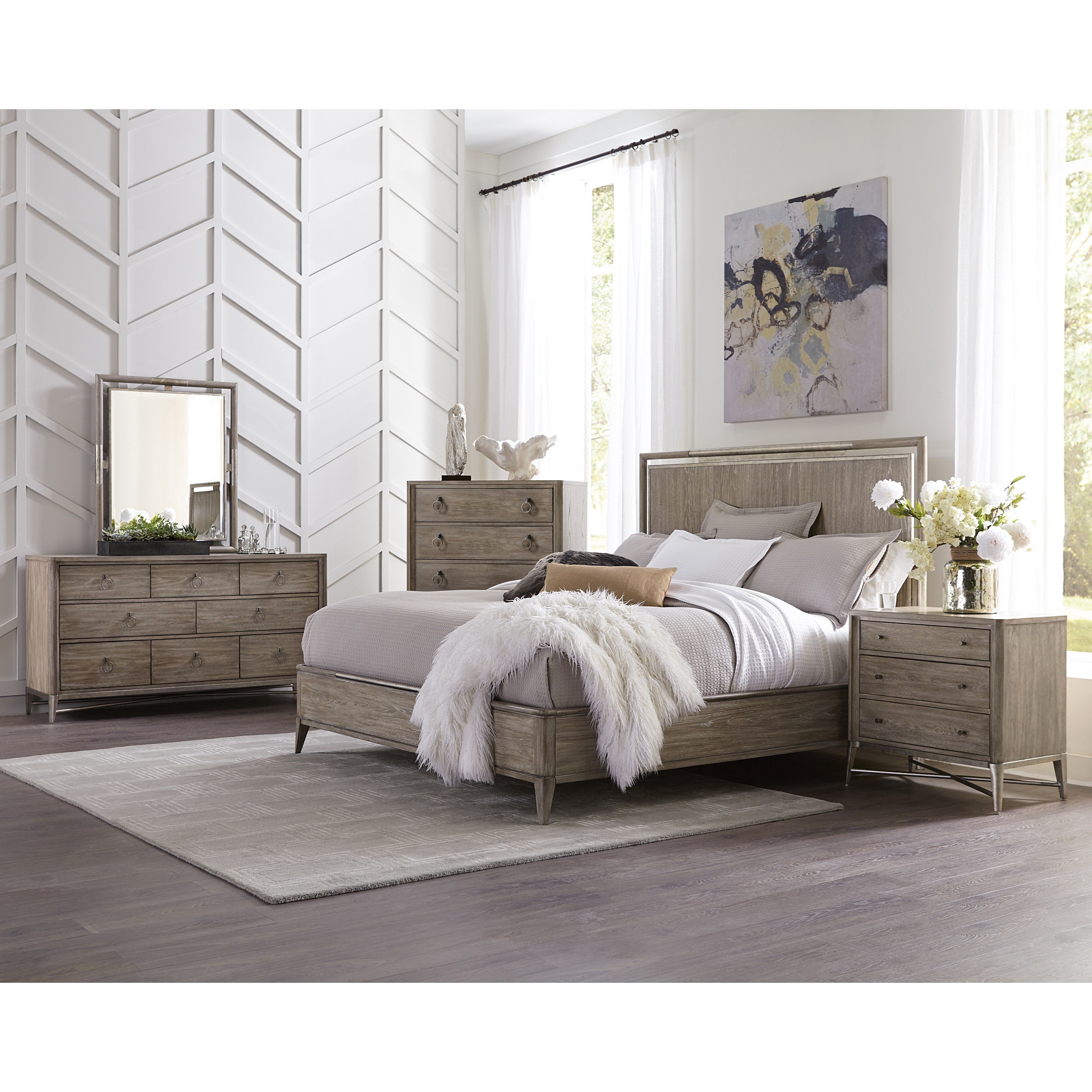 Riverside Furniture Sophie 8 Drawer Dresser And Mirror Combo