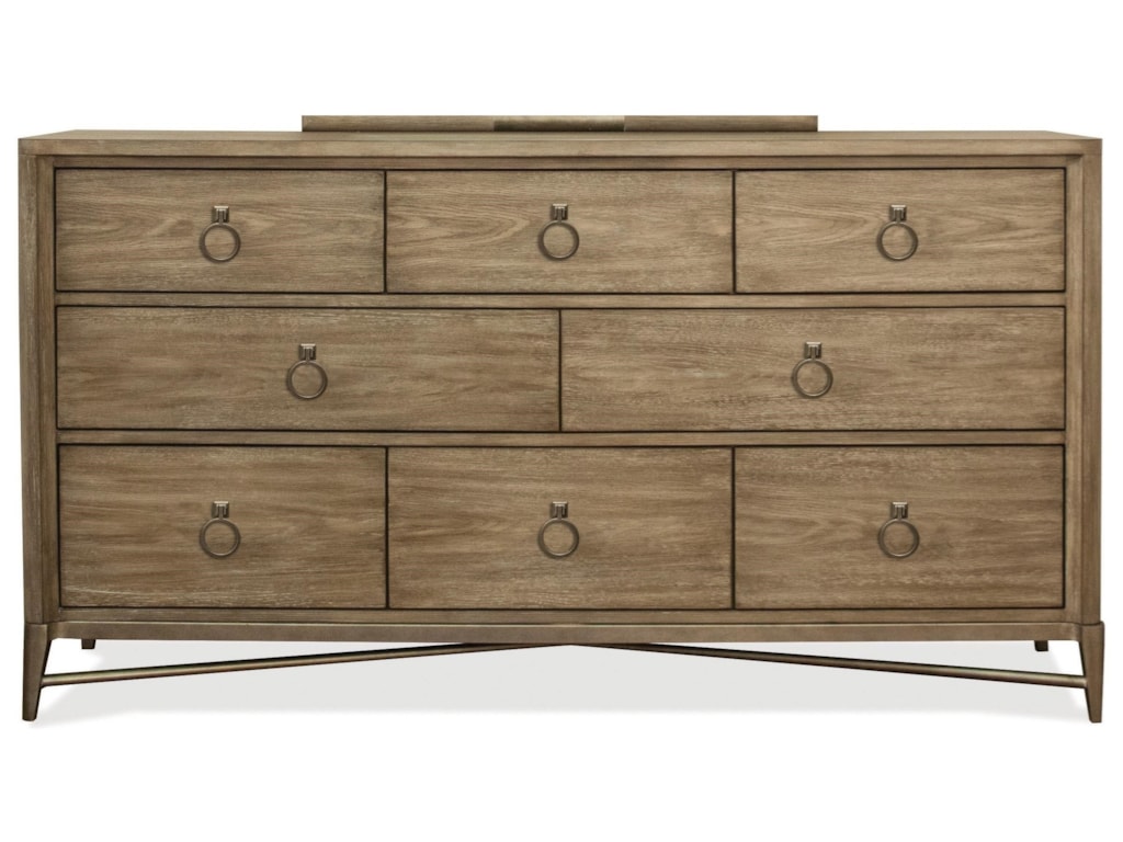 Riverside Furniture Sophie 8 Drawer Dresser With Ring Pull