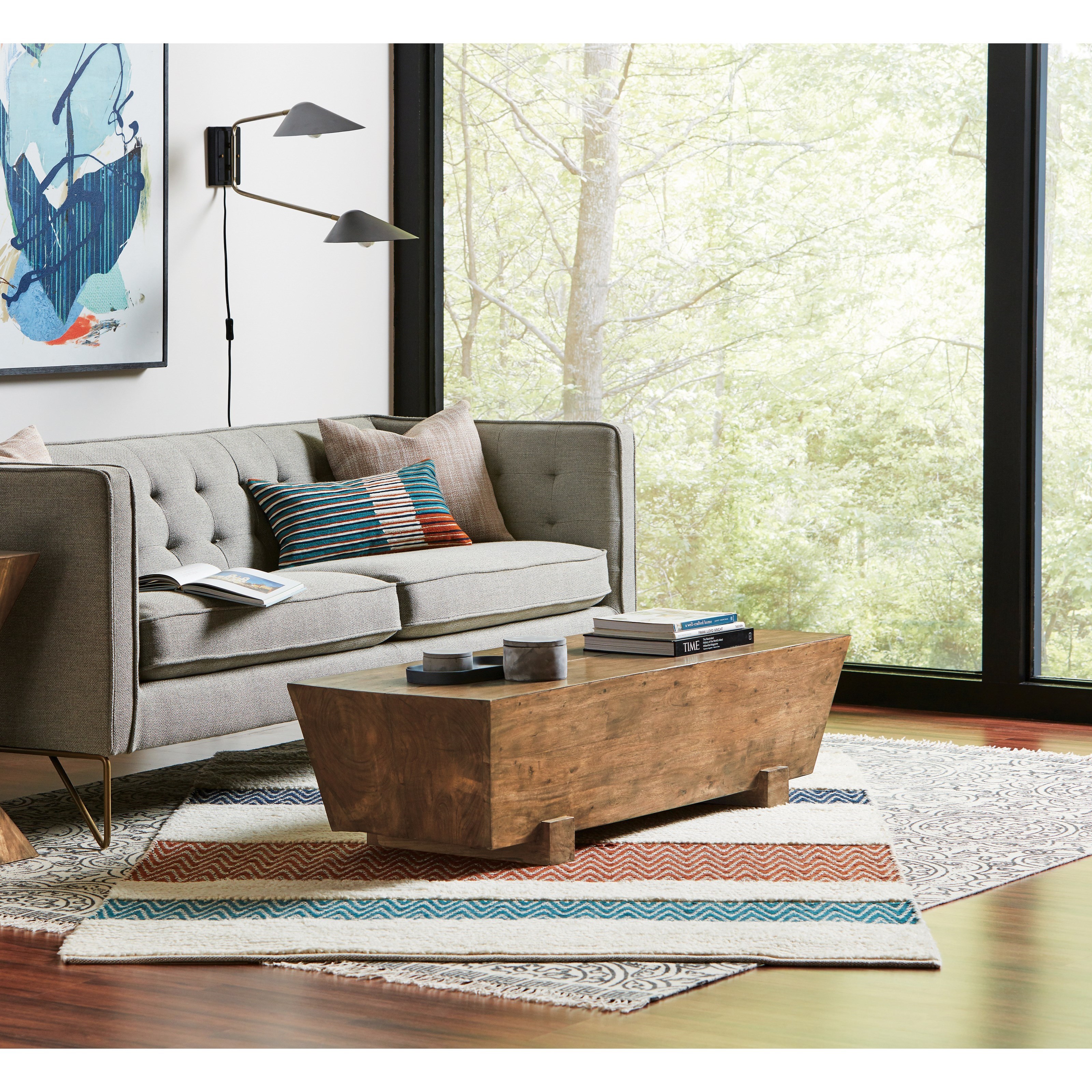 Riverside Furniture Vander Modern Trunk Cocktail Table Lindy S