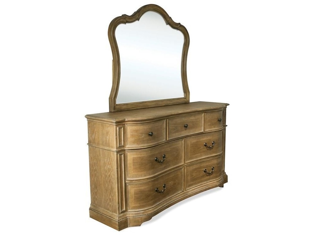 Riverside Furniture Verona 7 Drawer Dresser And Beveled Edge