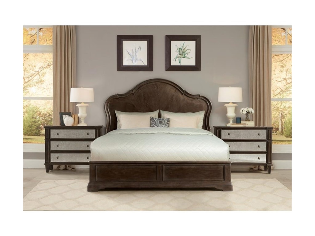 Riverside Furniture VeronaQueen Panel Bed
