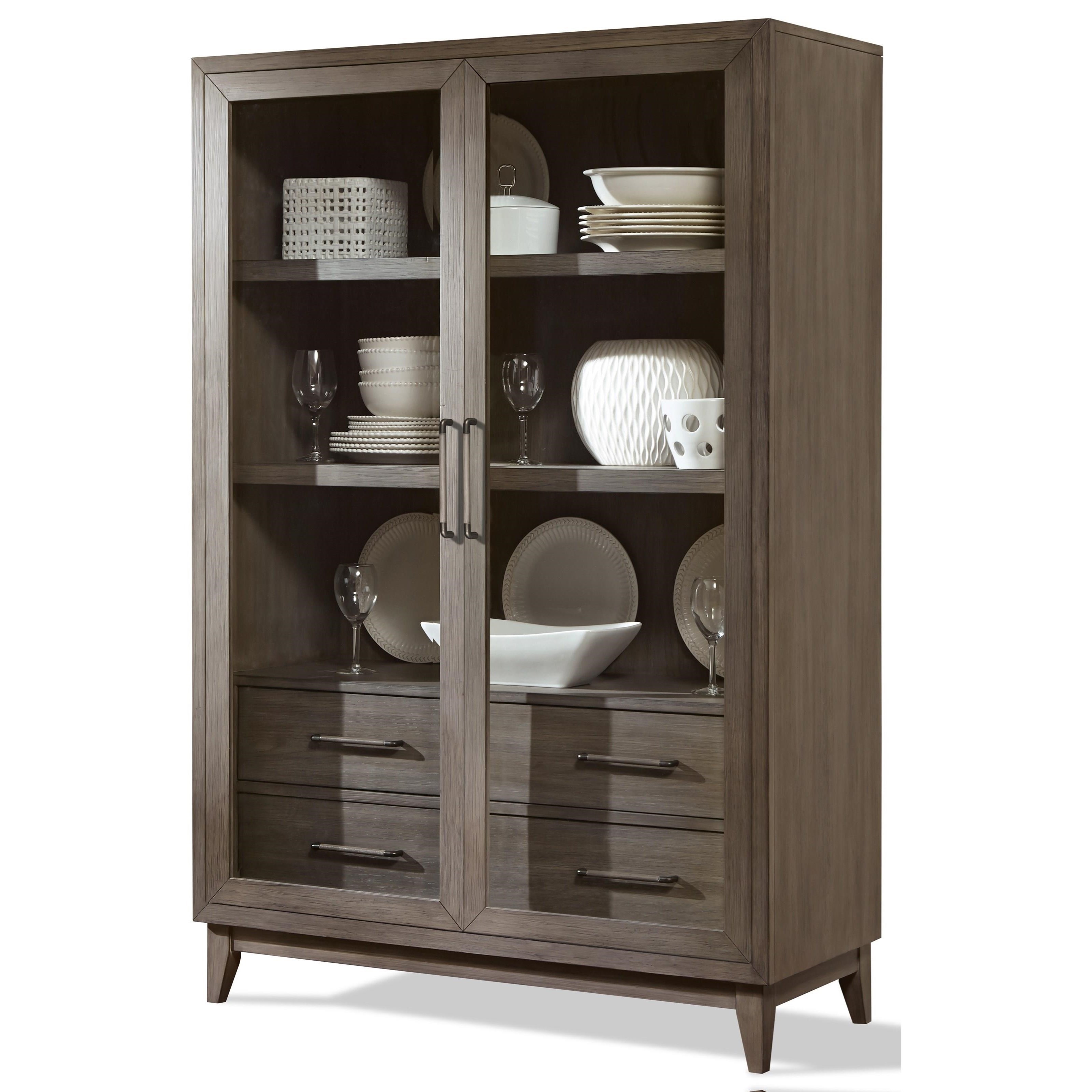 Riverside Furniture Vogue 46155 Display Cabinet With Full Length