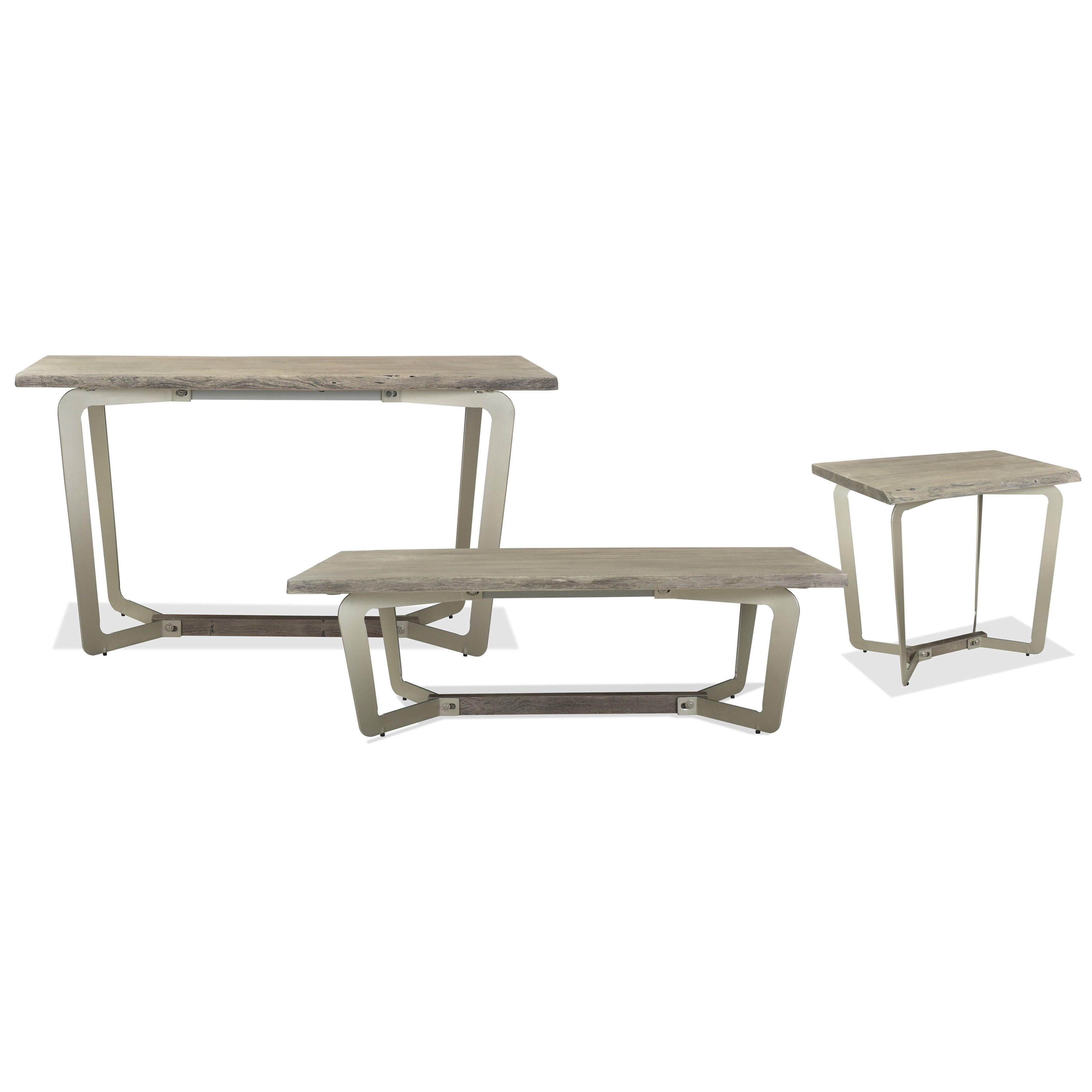 Riverside Furniture Waverly Side Table With Live Edge Wilson S Furniture End Tables
