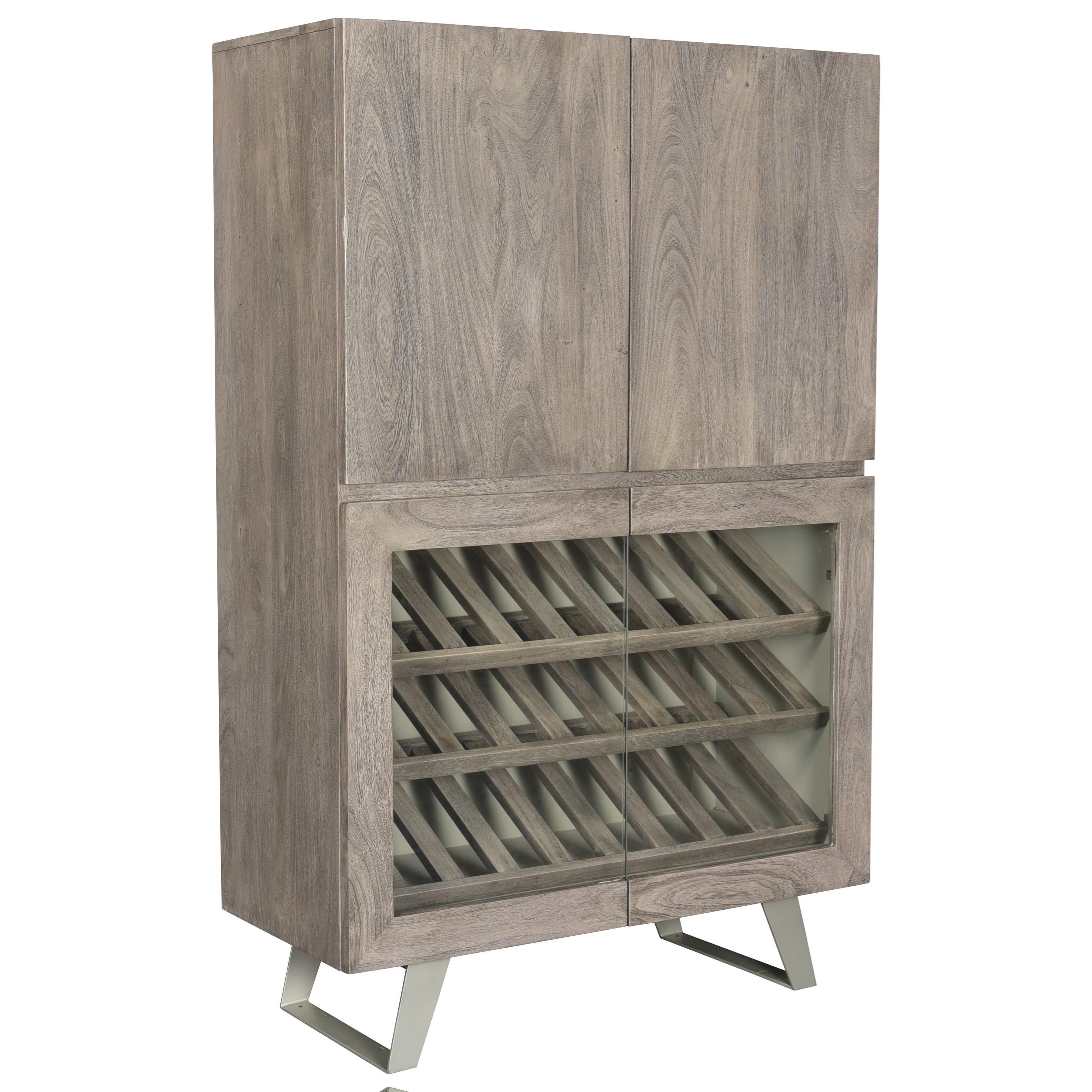 Riverside Furniture Waverly 49755 Bar Cabinet With Wine Bottle And