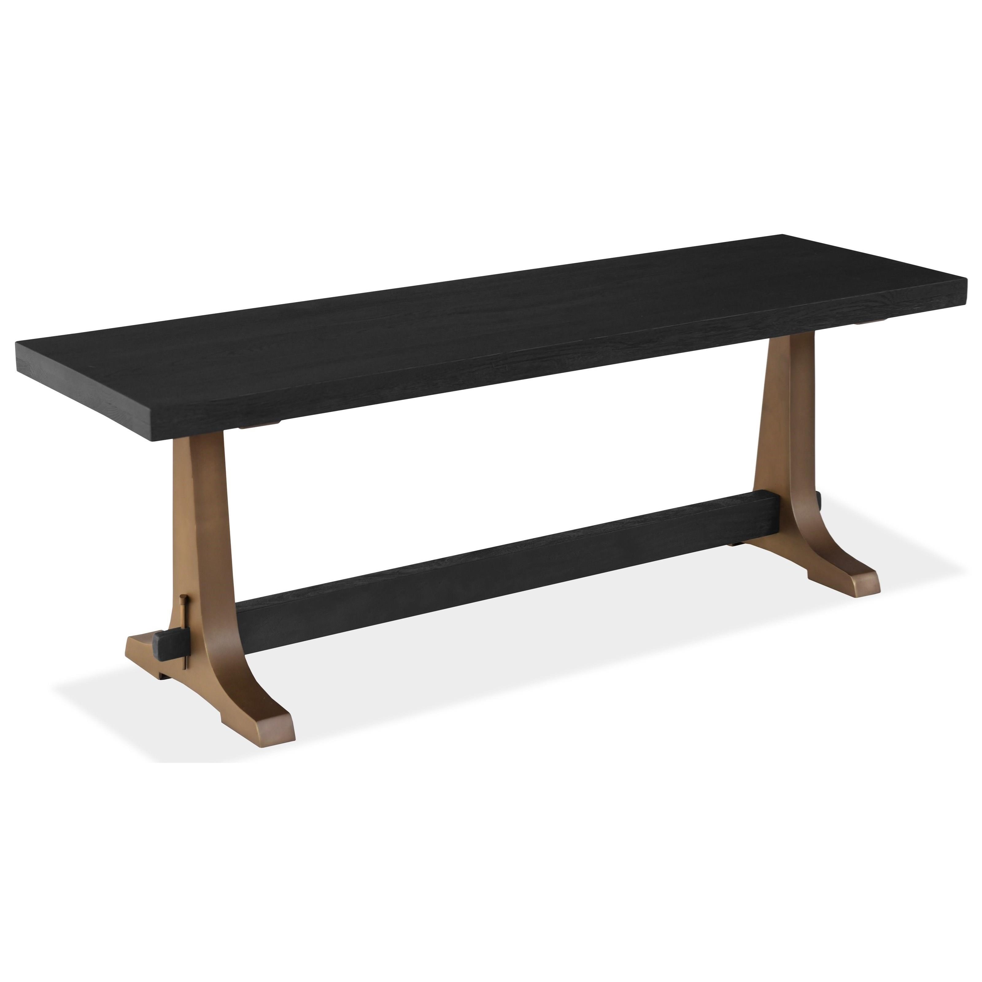 Riverside Furniture Winston 12553 Contemporary Dining Bench Dunk Bright Furniture Dining Benches
