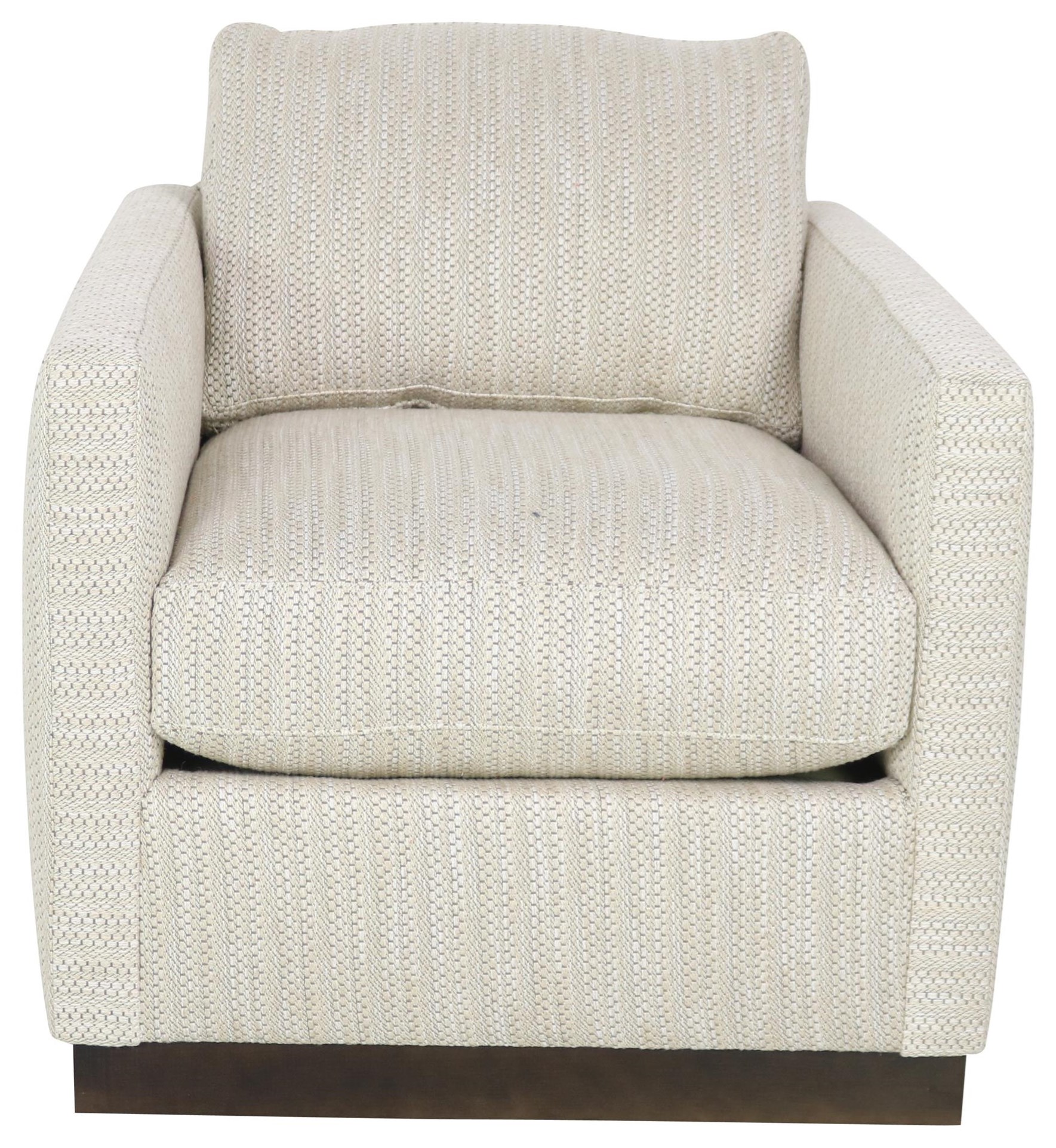 Robin Bruce Allie Contemporary Swivel Chair With Track Arms Sprintz Furniture Upholstered Chairs