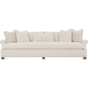 Robin Bruce Bristol Contemporary 110 Sofa With Bench Cushion Belfort Furniture Sofas