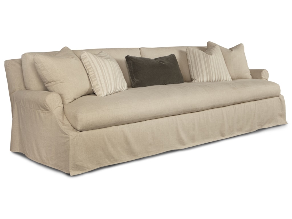 Robin Bruce Bristol Contemporary Sofa With English Panel Arms And Slipcover Reeds Furniture Sofas
