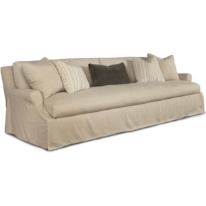 Robin Bruce Bristol 110 Inch Bench Seat Cushion Slipcover Sofa