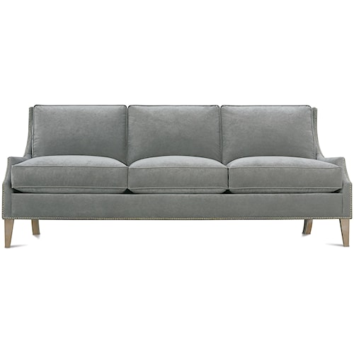 Robin Bruce Ss Elegant Sofa With Nail Head Sprintz Furniture Robin Bruce Ss Elegant Sofa With Nail Head